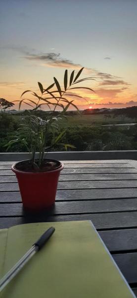 Vista deslumbrante do Santinho!